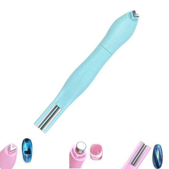 3-in-1 Cat Eyes Nail Magnet Heart Magnetic Wand for Gel Polish Nail Art Magnet Pen Professional Salon Tool