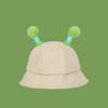 Funny LED Antennas Fisherman Hat for Female Outdoor Spring Sun Hat Cartoon Bucket Hat Party Headwear Summer Camping Hat  Purple