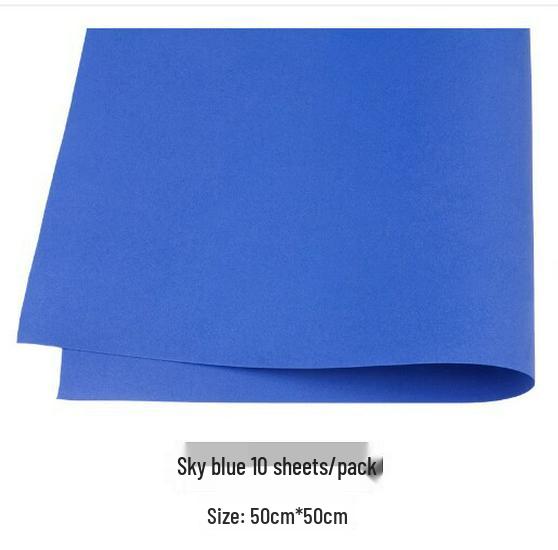 Placă mare din spumă EVA 50x50cm, grosime 1mm, pentru meșteșuguri DIY și proiecte educaționale.