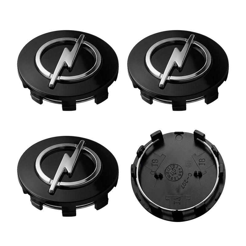 AAAYQ1 4Pcs 60mm Premium Logo Wheel Covers Wheel Center Hub Caps For Opel Astra j g Insignia Corsa d Vectra c Zafira a Auto Gadgets