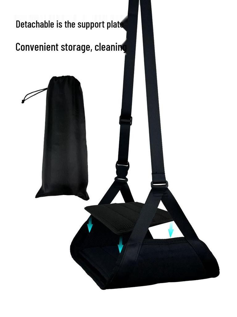 Portable Airplane Foot Hammock for Long-Distance Travel and Office Use