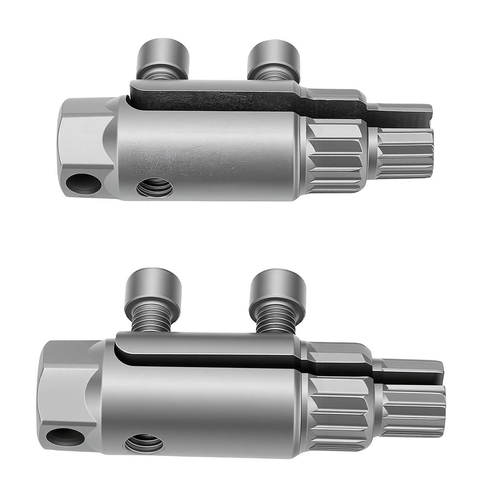 2 Pcs Broken Pipe Thread Extractor High Strength Alloy Steel Broken Faucet Removal Tool for 1 2in 3 4in 1in Pipes