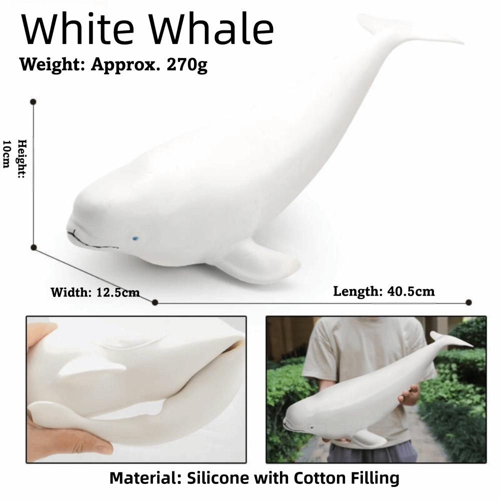 Large Size Ocean Animals Action Figures Great White Shark Model  Ocean Animal Simulation