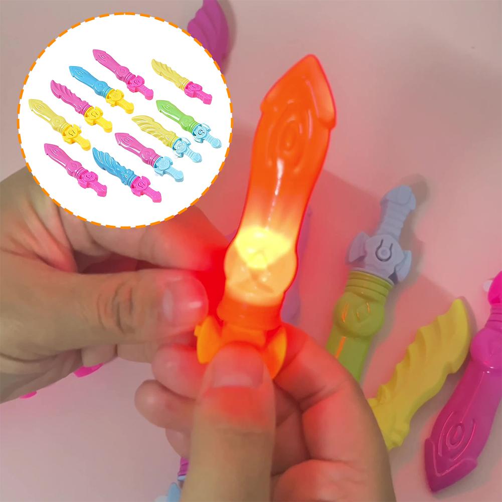 Party & Konzert Leuchtendes Spielzeugschwert, Mini LED Leuchtendes Spielzeug für Kinder Erwachsene, Sicheres Kunststoff Neuheit Requisit für Veranstaltungen Feier