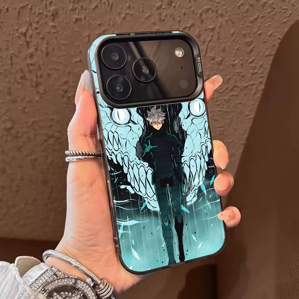 Hot K-Kaiju No8 Anime Phone Case For iPhone 17,16,15,14,13,12,11,Pro Max,Plus Candy Silver Cover