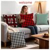 Pattern Houndstooth Pattern Cushion Cover 1Pcs Decorative Covers Soft Cushion Case For Sofa Couch Decor 40X40 45X45 Pillowcases