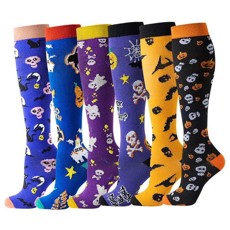 Cross-border Over-the-Knee Compression Yoga & Sport Socks Set