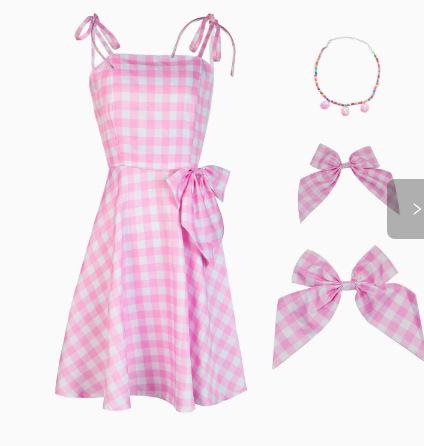 Cosplay movie Barbie live movie cosplay clothes, live Barbie Barbie cos clothing clearance processing