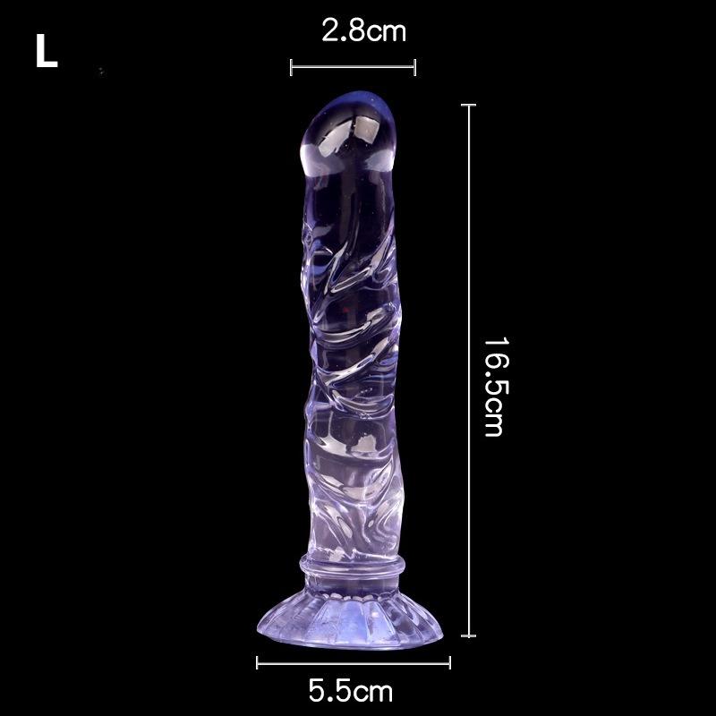 Sex Toys Textured Dildo Anal Plug Simulated Dildo Suction Cup Adult Male and Female Backyard Anal Dilator Sex Toys