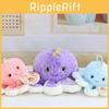 Plush Octopus Toy With Soft Short Plush And Pp Cotton Filling For Gift Kids