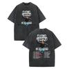 Vintage Gewaschen Rapper Paulo Londra Merch T-Shirt Unisex Damen Hip Hop Mode T-Shirts Hohe Qualität Baumwolle Oversized T-Shirts