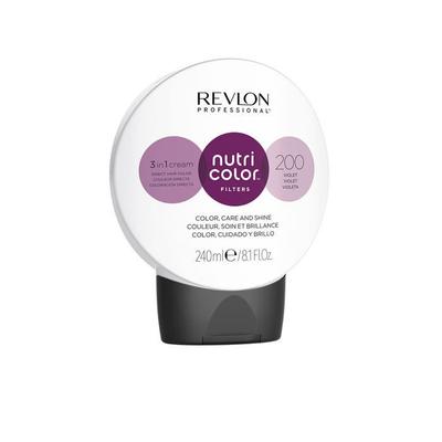 Hair Color - Revlon - Nutri Color Filters 200 - Violet - 240 Ml - Nourishing Cream