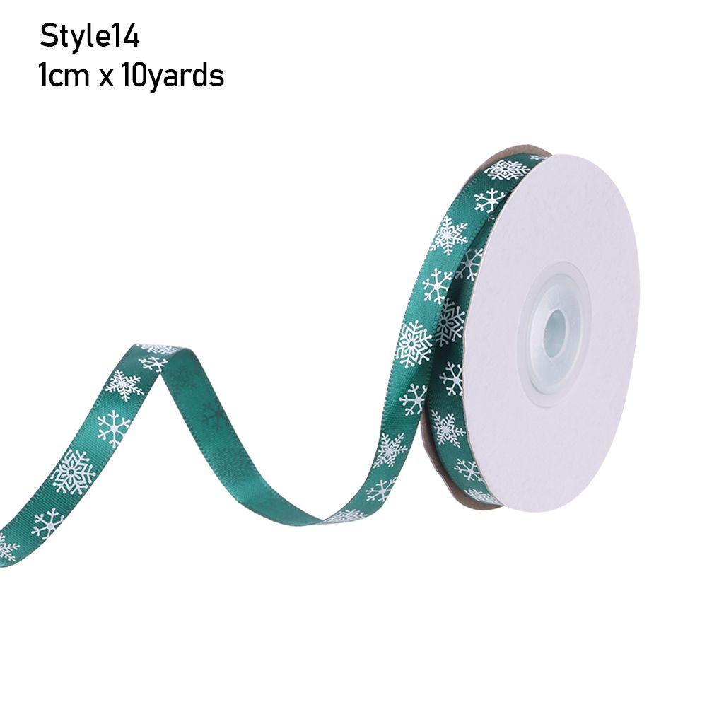 

Decor Card Decor Christmas Ribbon Gift Wrapping Wedding Decoration Printed Grosgrain Ribbons 1cm x 10yards-style14