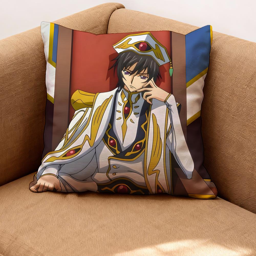 Lelouch of the Rebellion Cushion Cover Premium Comfort Reversible Pillow Cove -Two in One Design for Any Room & Car Interior