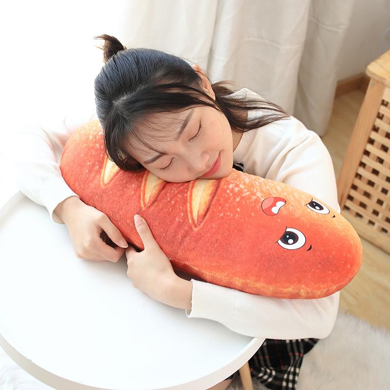 Nice Lovely Long Bread Toast Super Soft Pillow Plush Toys Simulation Toast Sofa Cushion Home Pillow Girls Gifts