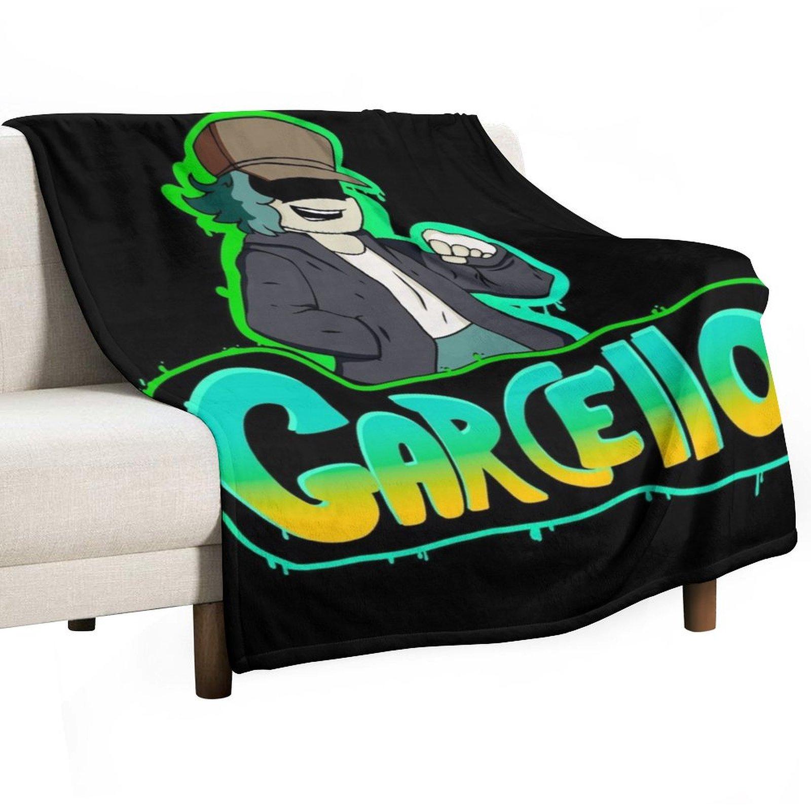 Garcello fnf mod character graffiti Throw Blanket Stuffeds manga Summer Beddings Sleeping Bag Blankets 30x40in