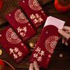 6pcs Hot Gold 2026 Horse Year Red Envelope Art Paper Gift Envelope Lucky Money Bags  Birthday