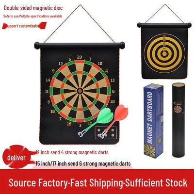 Ev Eğlencesi İçin Çocuk İç Mekan Çift Taraflı Manyetik Dart Tahtası Seti