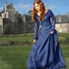 Women's clothing upgraded fabric medieval retro dress women's long-sleeved performance clothes