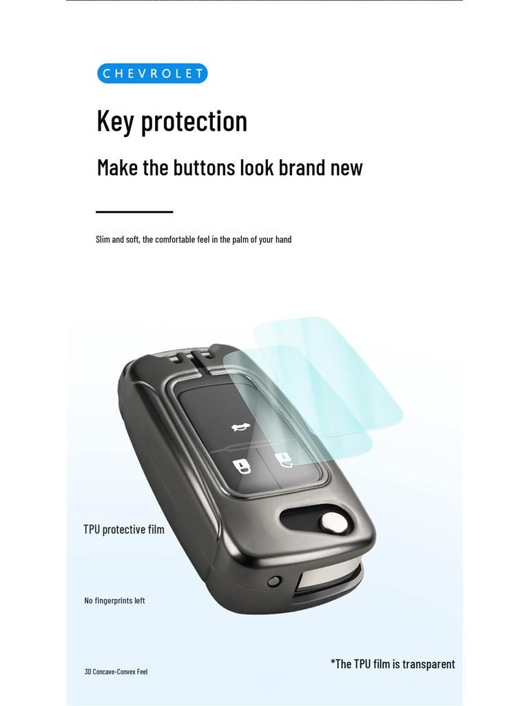 Buick Key Cover for Excelle, Encore, Verano (Models '15 & '21), Regal - Unisex