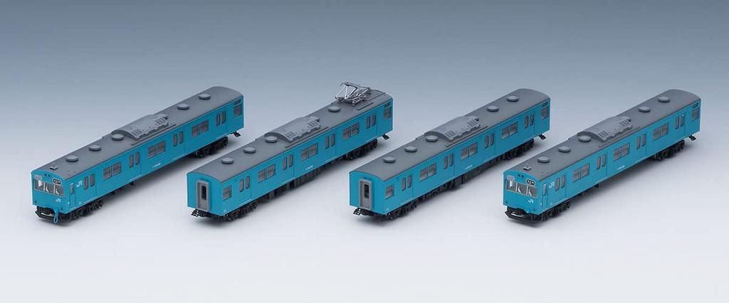 TOMIX N Gauge JR 103 Series JR West Japan Blue Basic Set 98495 Railway Model Train Specification/Black Sash/Sky