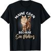 Maine Coon Kattenras Huisdier - Maine Coon Omdat Grootte Telt T-shirt