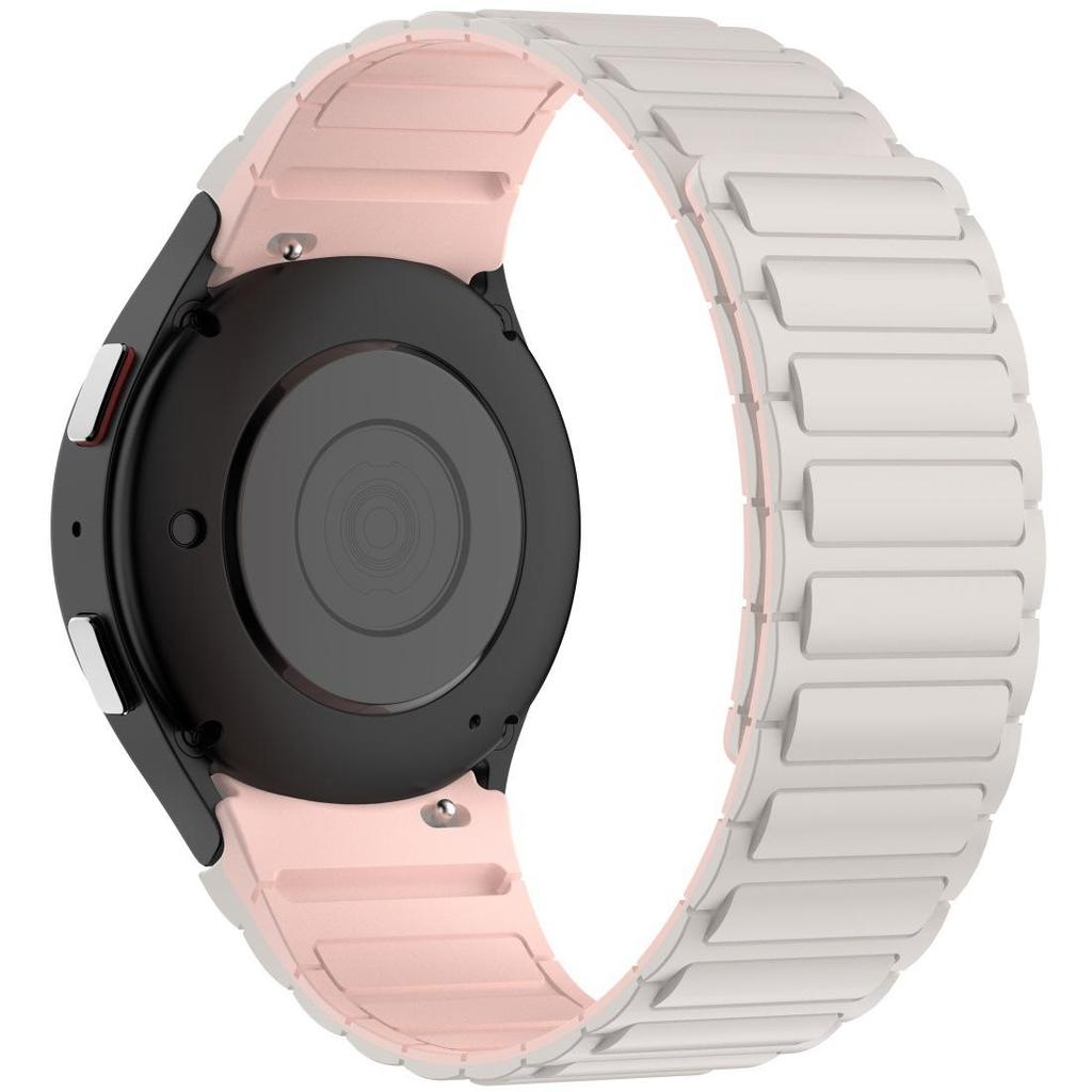 No Gap Silicone Strap For Samsung Galaxy Watch 7 6 5 4 FE 40/44mm 5 pro Magnetic Band For Galaxy Watch 6 4 Classic 43/47/42/46mm