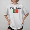 Portugal Flag Soccer Football Printed T Shirt For Unisex Wounisex 100 Cotton Tee Shirt Clothing
