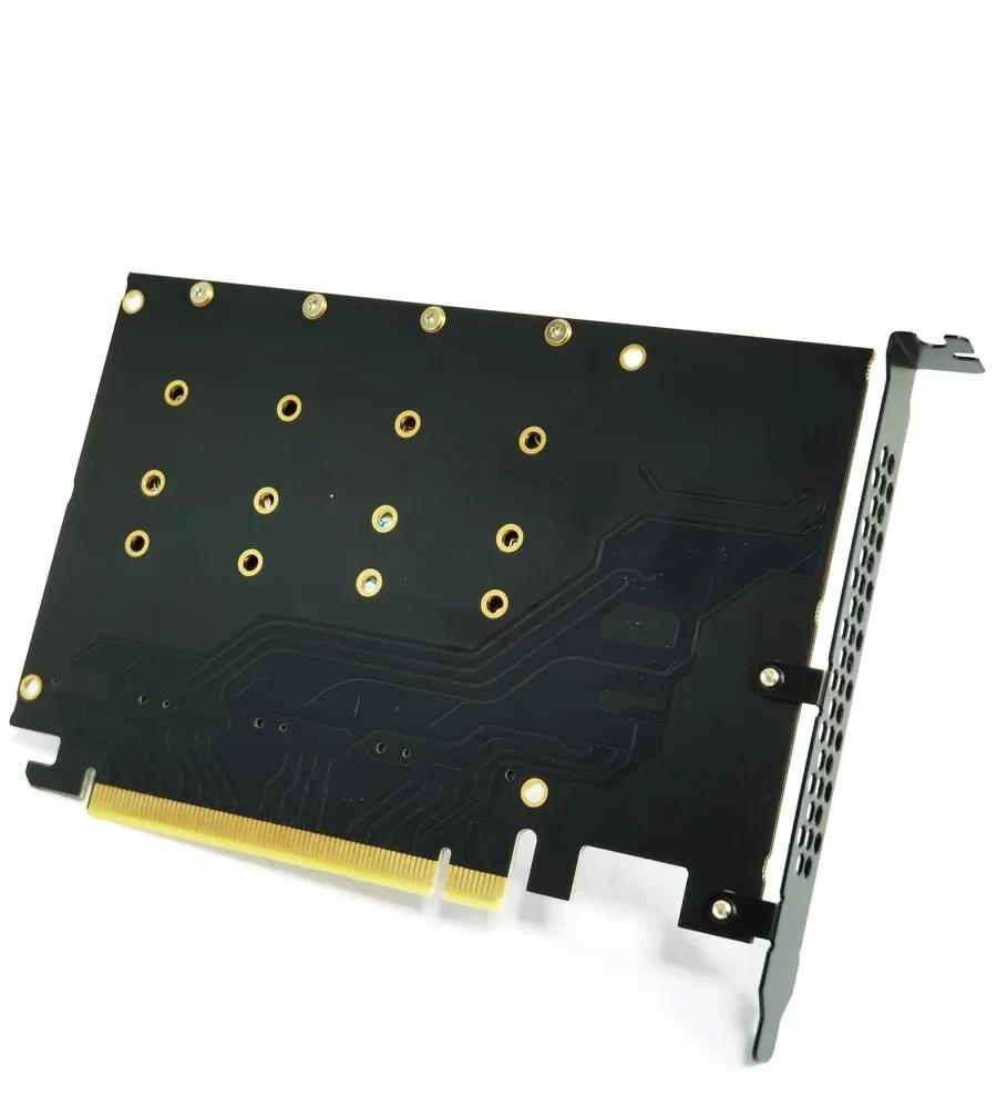 M.2 NVME SSD To PCIe 4.0 3.0 Adapter M.2 SSD GEN4 PCIe 4.0 PC Motherboard X1 X4 X8 X16 Expansion Card For 2230 2242 2260 2280