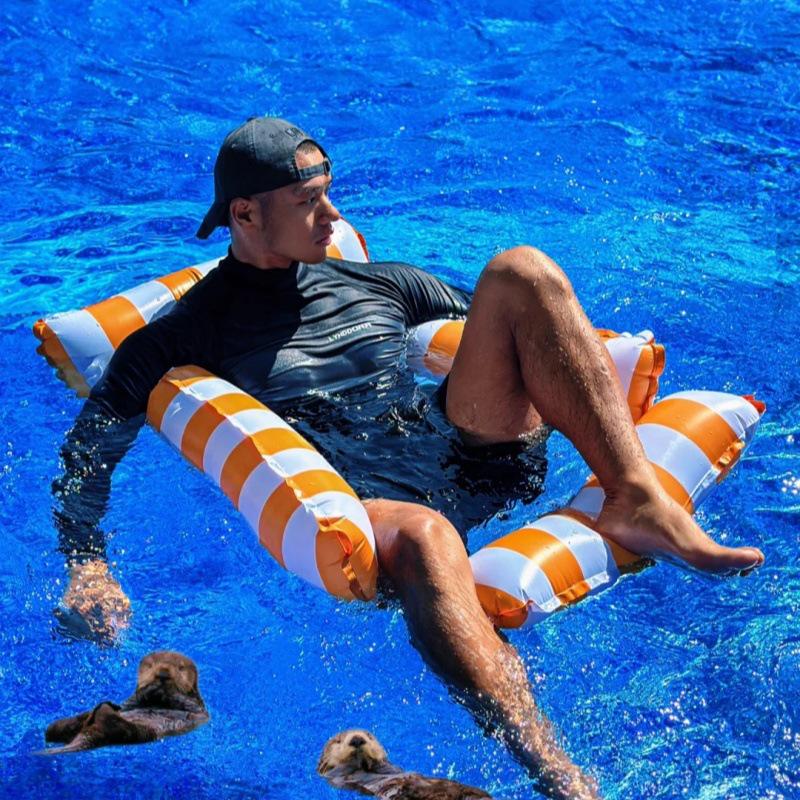 Sdraio Anello Galleggiante Gonfiabile per Bambini - Galleggiante da Spiaggia e Piscina.