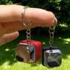 Shock Keychain Push To Shock Harmless Electric Shock Button Prank Toy Portable Funny Gag Gift for Friends And Family Prankster Joke Toy