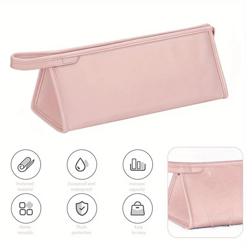 1 Stück Haartrockner-Tragetasche Wasserdichte Haartrockner-Aufbewahrungstasche PU-Leder Aufbewahrungstasche Tragbare Reisetasche Aufbewahrung