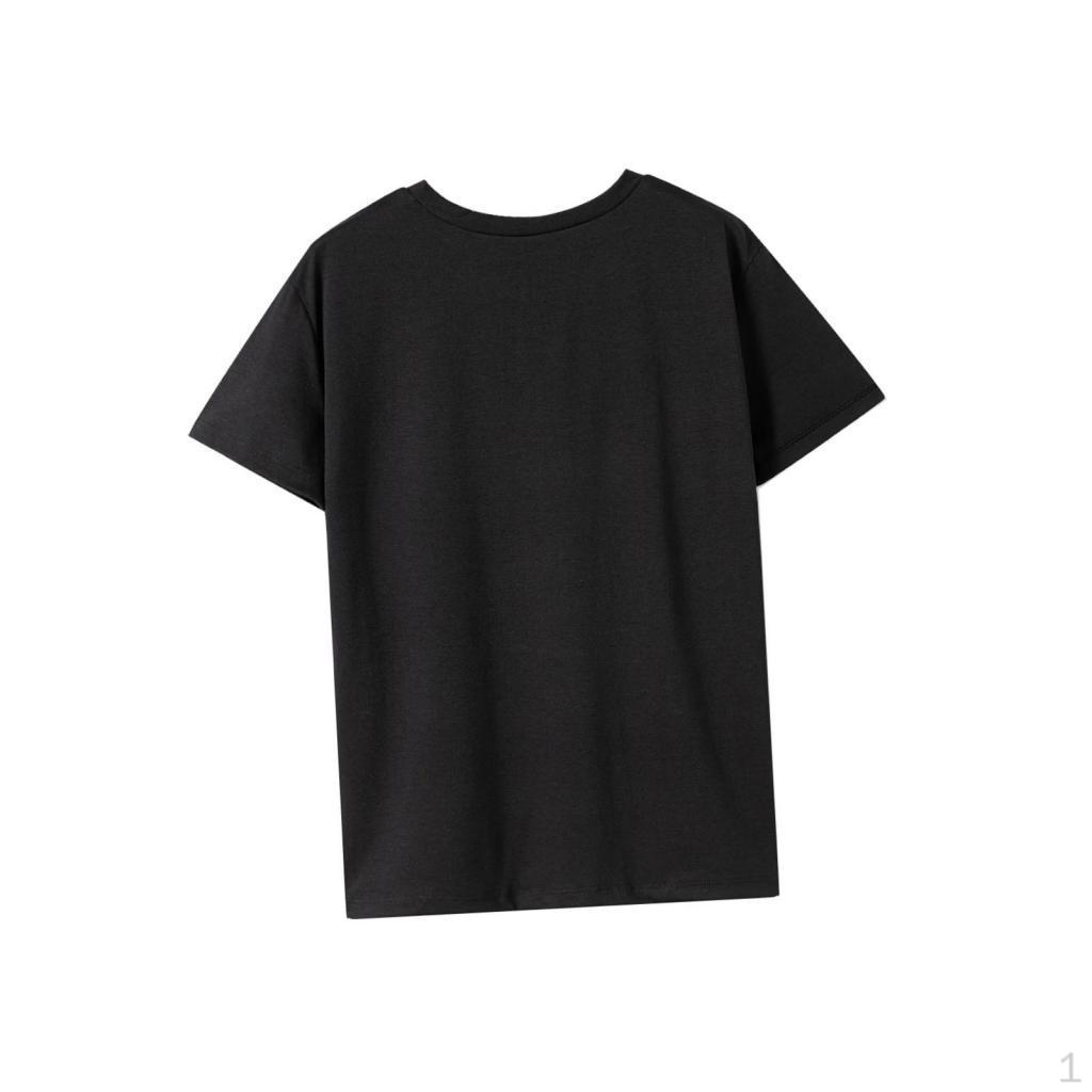 

T Shirt for Women Basic Tee Costume Female Roundneck Vacation Camping