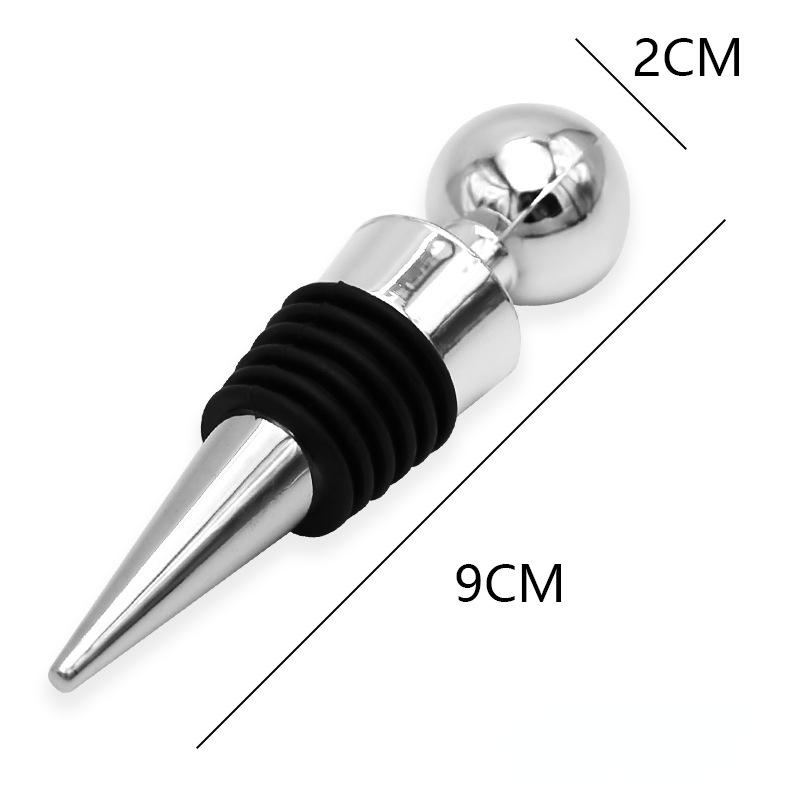 Wine Bottle Stopper Heart/Ball Shaped Red Wine Beverage Champagne Preserver Cork Wedding Favors Gifts for Wine Lovers