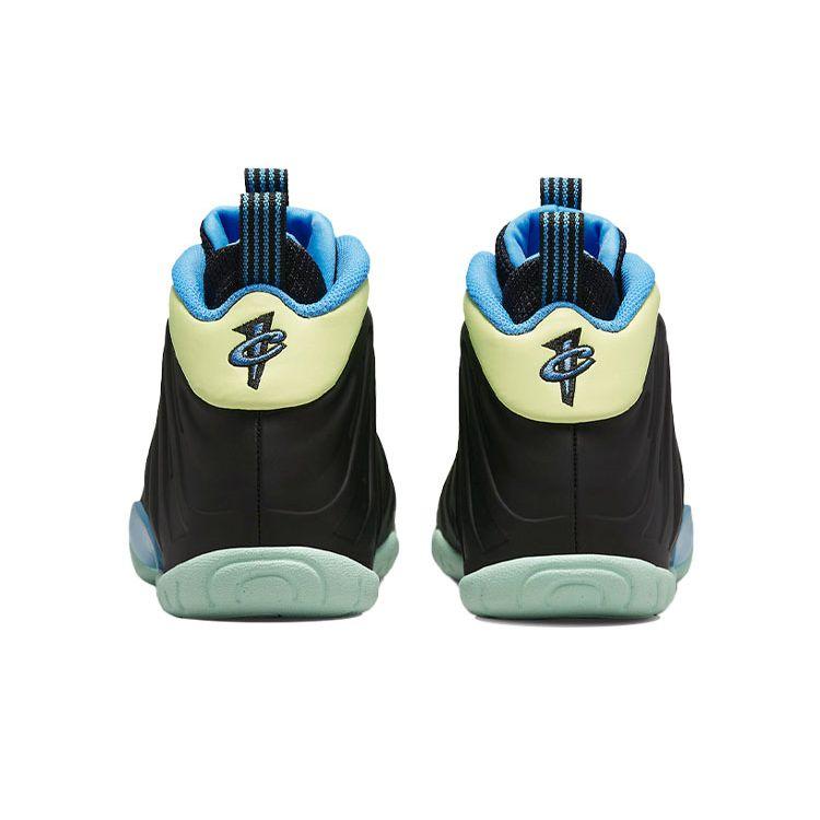 Nike Little Posite One GS Black Multi Color Kids Sneakers Citron-Tint Mint-Foam University-Blue DH6490-001