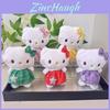 Adorable Sanrio Kuromi And Hello Kitty Plush Doll Keychain Cute Animal Accessory