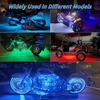 RGB Motorcycle LED Ambient Light Strip - App Controlled Decorative Atmosphere Lighting