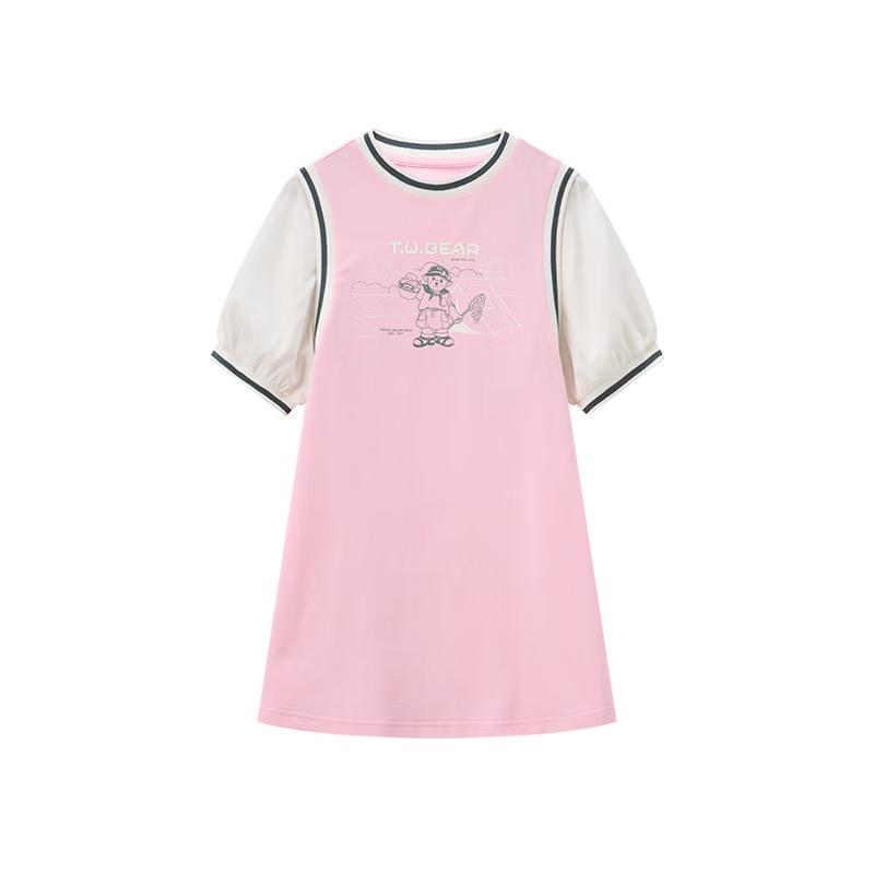 Teenie Weenie Kids Girls  Contrast A-Line T-Shirt Dress 140