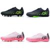 Cr7 Low-Top Fußballschuhe Tf Gebrochene Nägel Kunstrasen Ag Nägel Leder Füße Jungen und Mädchen Schüler Trainingsschuhe