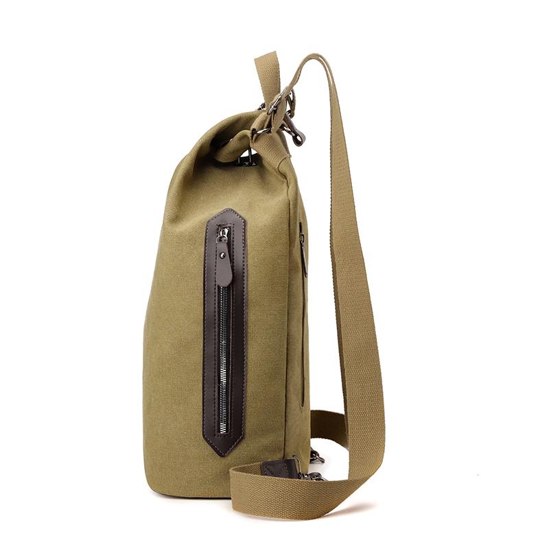 Backpack Men's Commuter Backpack Women's Large Capacity Retro Schoolbag