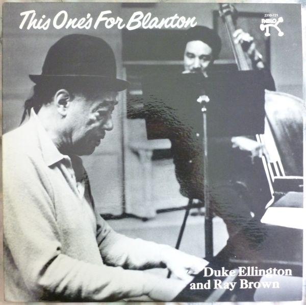 

LP Record DUKE ELLINGTON RAY BROWN This Ones For Blanton 2310721 PABLO 1975 US Jazz Used