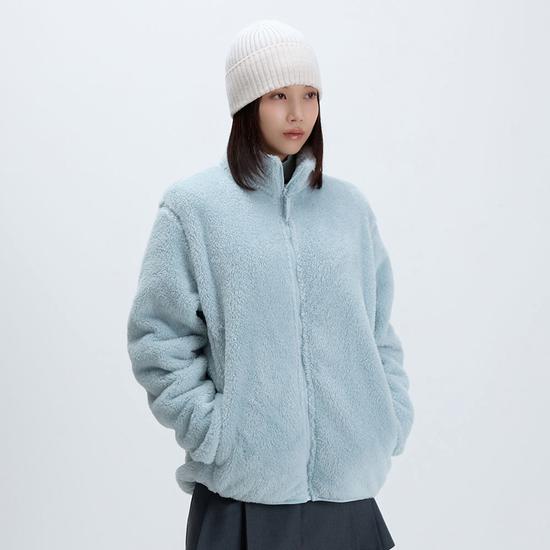 Spao Basic Lila Fleece Reißverschluss SPFZF4TC01