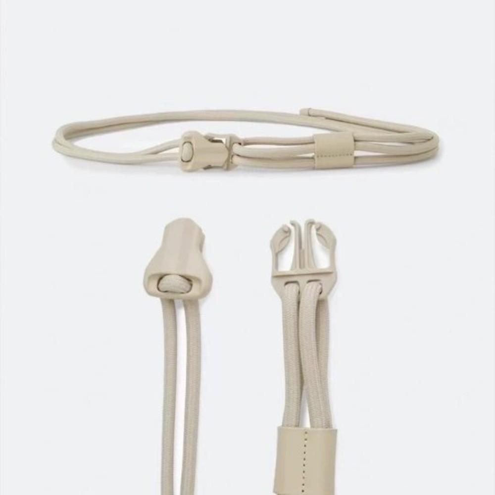 Thin Cargo Pants Rope Belt Tie Up Men Waist Belt Fashion Rope Waistband Streetwear