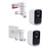 Supporto da Parete Universale Resistente alle Intemperie per Telecamere da Esterno con Regolazione Multi-Angolo e Design Resistente alla Ruggine