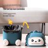 Mini Desktop Cartoon Trash Can - Cute and Stylish Tabletop Bin for Home, Dorm, Office, or Bedroom.