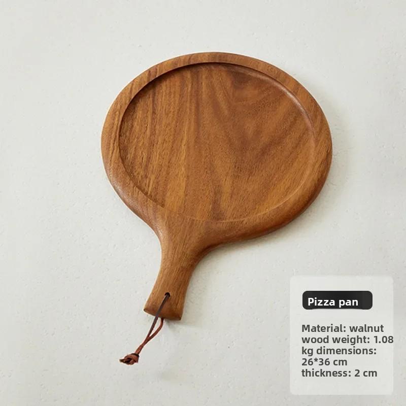 1PC Solid wood steak plate Japanese wooden pizza plate steak board tableware Western food set plate