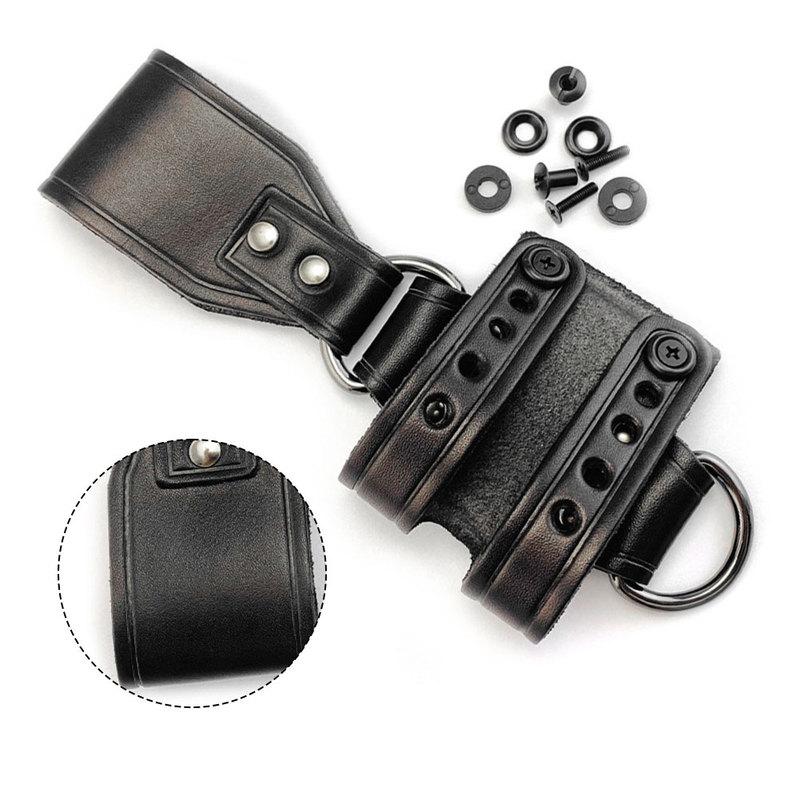 Leather K-Sheath Belt Buckle Leather K-Sheath Belt Buckle Top Cowhide Sheath Carry System 13*8*9mm For K-sheaths With 5-6mm Hole