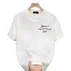 Cotton Trendy Short Sleeved Men's Summer New Item Loose Plus Size Letter Design Couple T-shirt
