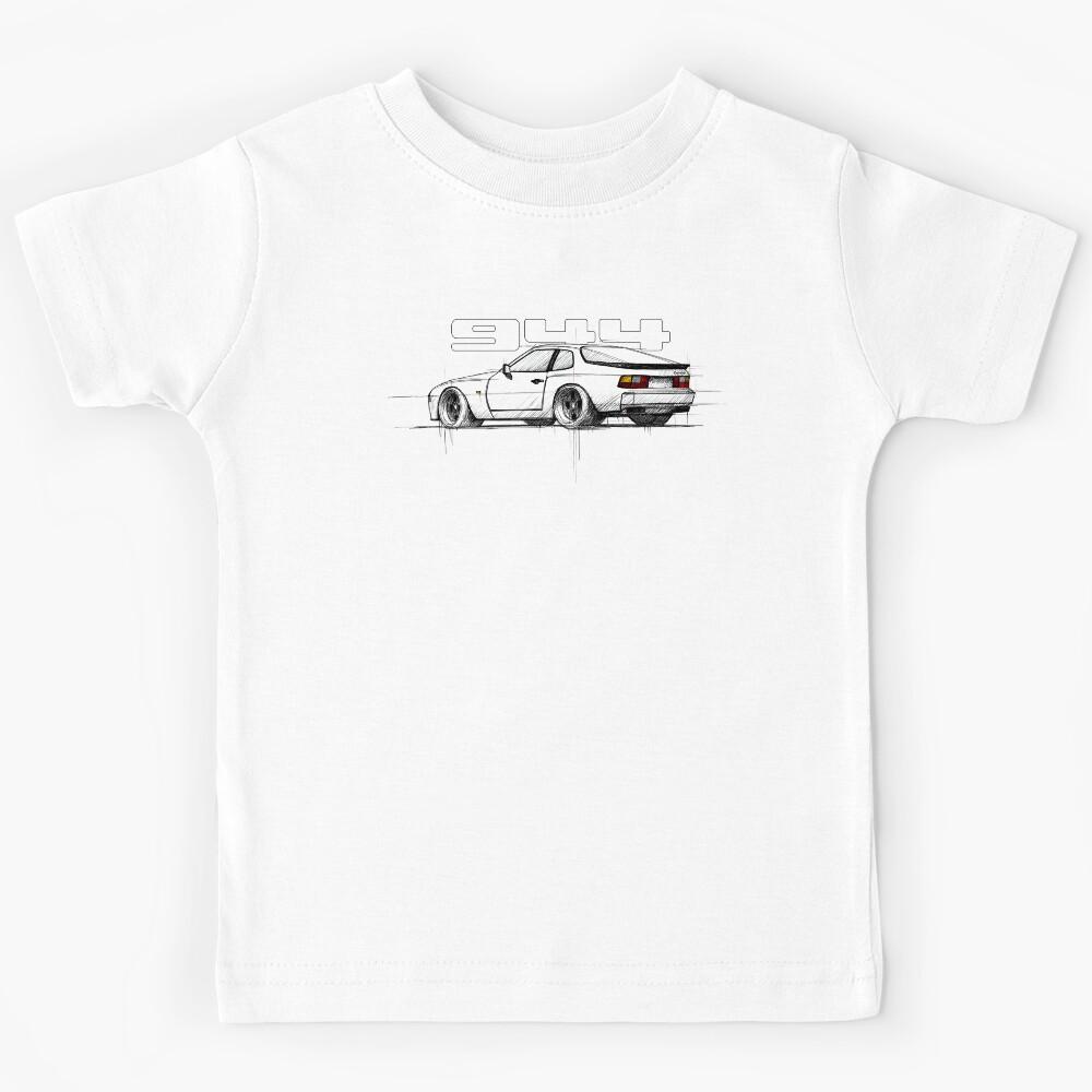 944 Turbo Sketch Line illustration Kids T-Shirt 100