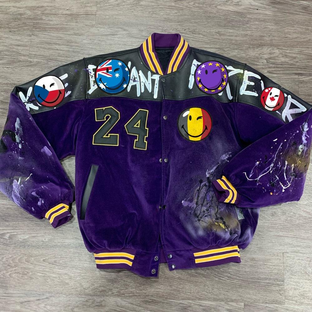 Fashion Men and Women with the Same Style Couple Spring and Autumn Jacket European and American 3D Printed Baseball Jersey